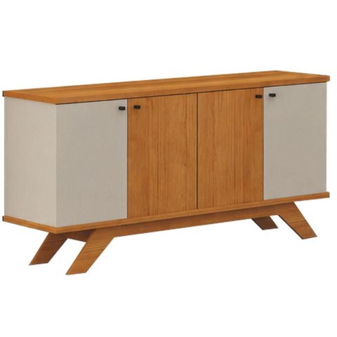 Aparador Buffet Ilheus Cinamomo Off White - Leifer