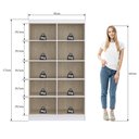 Ver imagem 3 de Armário Multiuso 4 Portas Dueto 5000 Móveis Doripel