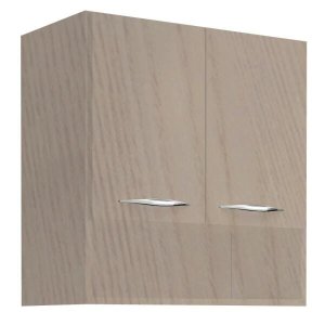 Armário Duas Portas Com Nicho Madeirado