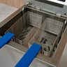 Fritador Fritadeira Elétrica Industrial Grande para Congelados Alta Potencia 8000w 15l Sebem - 5