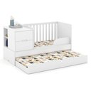 Ver imagem 4 de Berço Americano Multifuncional Formare Branco Acetinado - Matic e Guarda Roupa Casal Americano 6