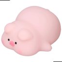 Ver imagem 1 de Luminária Abajur Led Porquinho Pet Recarregável Rgb Silicone Infantil Luz Noturna Touch Usb