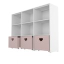Ver imagem 6 de Estante de Nichos com Baús Organizadores Coração Stella 100% Mdf Woodcore
