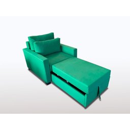 Poltrona Cama Meca_MM que se Transforma em Sofá Cama Solteiro Resistente e Confortável em Sarja Algo - 2