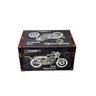 Baú Decorativo Mdf De Moto Estilo Vintage - 2 Baús - 4