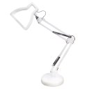 Ver imagem 2 de Luminária de Mesa Abajur Desk Branco com Led para Leitura, Quartos, Escritório e Escrivaninhas