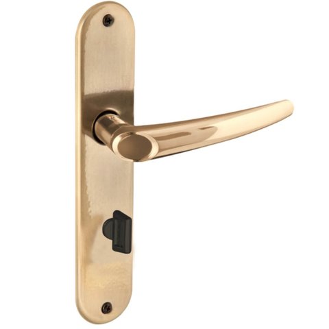 Fechadura Joy 2800/46 WC Bronze Latonado - 083434 - ALIANÇA
