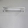 Cabideiro Prateleira Araras Roupas 60x20x25x Cm Mdf Branco - 5