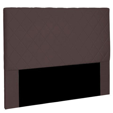 Cabeceira King 1,95m Esmeralda Suede - Pallazio - Marrom Café