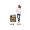 Ver imagem 4 de Mesa de Cabeceira Solteiro Campeche c/ 2 Gavetas Off White - Henn