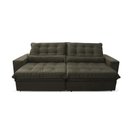 Ver imagem 4 de Sofá Retrátil Reclinável Zurique 2,30m Suede Velut Tabaco Molas no Assento - King House