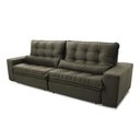 Ver imagem 5 de Sofá Retrátil Reclinável Zurique 2,30m Suede Velut Tabaco Molas no Assento - King House