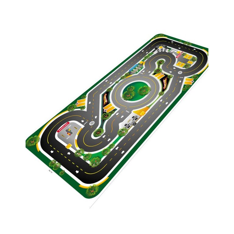 Pista Tapete em Lona para Brincar de Carrinhos Miniaturas Infantil Kids - 1,20x060m