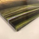 Ver imagem 6 de Quadro Abstrato Manchas Preto Branco e Amarelo Canvas 155x65