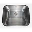 Ver imagem 7 de Tanque para Lavanderia de Aço Inoxidável Escovado com Ralo