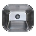 Ver imagem 1 de Tanque para Lavanderia de Aço Inoxidável Escovado com Ralo