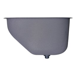 Tanque para Lavanderia de Aço Inoxidável Escovado com Ralo - 5