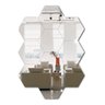 Espelho em Acrilico Decorativo Hexagonal Kit com 10 Peças - 1