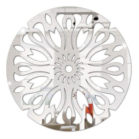 Espelho Decorativo Mandala em Acrílico Vintage Sala