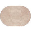 Ver imagem 1 de Kit 2 Americano Requinte Liso para Mesa Oval 30x45cm Palha