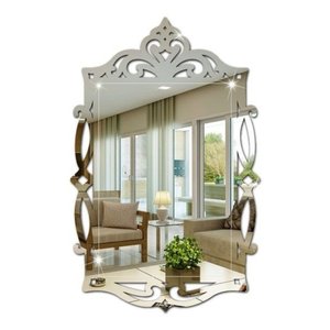 Espelho Decorativo Retangular Veneziano em Acrílico P