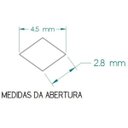 Ver imagem 4 de Tela Anti Inseto De Alumínio Expandido Para Ralo 15cmx100cm