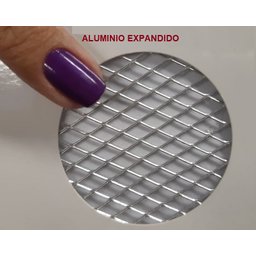Tela Anti Inseto de Alumínio Expandido para Ralo 20x100cm - 4