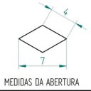 Ver imagem 6 de Tela Anti Inseto de Alumínio Expandido para Ralo 20x100cm