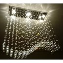 Ver imagem 1 de Lustre De Cristal para sala de jantar 70x20cm Com 70cm De Altura