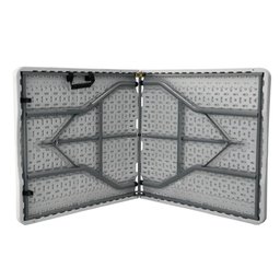 Mesa dobrável ao meio 152 x 70 cm ( vira maleta ) Duratec - 4