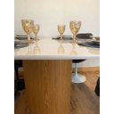 Ver imagem 6 de Mesa Jantar Orgânica Cone Canya 120x125cm - Laca Branca