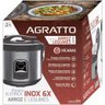 Panela Elétrica de Arroz Inox e Visor de Vidro 127v Pai6x Agratto - 6