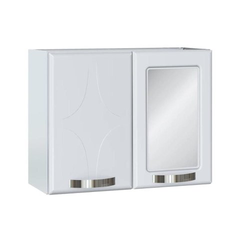 Armário P/ Banheiro Rubi 70cm Branco - Telasul
