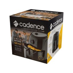 Fritadeira Sem Óleo 5,5L Cadence Cook Fryer Master Preta 127V - 5