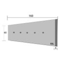 Ver imagem 3 de Cabeceira Cama Queen Painel Veneza Diamond Linho Bege 160 x 60cm Rbl