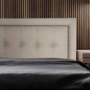 Ver imagem 2 de Cabeceira Cama Queen Painel Veneza Diamond Linho Bege 160 x 60cm Rbl