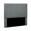 Ver imagem 1 de Cabeceira Cama Box Casal Queen 160cm Anya Veludo - Loja Sheep Cor Cinza