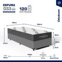 Ver imagem 3 de Cama Box com Colchão de Espuma D33 Ortobom Airtech 100 Solteiro 88cm