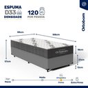 Ver imagem 5 de Cama Box com Colchão de Espuma D33 Ortobom Airtech 100 Solteiro 88cm