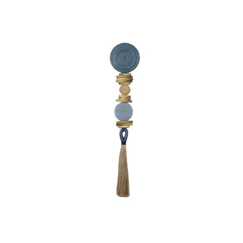 Adorno Escultura de Parede Benjamin Pq Azul 100cm Reginez