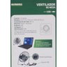 Mini Ventilador de Mesa Compacto Portátil USB 4" - 14,9 x 14,6 cm - Preto - 3