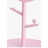Espelho Mesa Penteadeira Gatinho com Porta Maquiagem Bijuteria Joia Rotação 360º - Rosa com Orelhas - 5