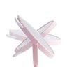 Espelho Mesa Penteadeira Gatinho com Porta Maquiagem Bijuteria Joia Rotação 360º - Rosa com Orelhas - 6