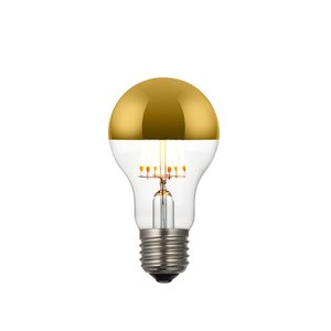 Lâmpada De Led Poptem A19 Dourada Defletora