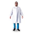 Ver imagem 1 de AVENTAL PVC MANGA LONGA BARBEIRO FORRADO BRANCO CA 33301