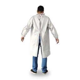 AVENTAL PVC MANGA LONGA BARBEIRO FORRADO BRANCO CA 33301 - 2