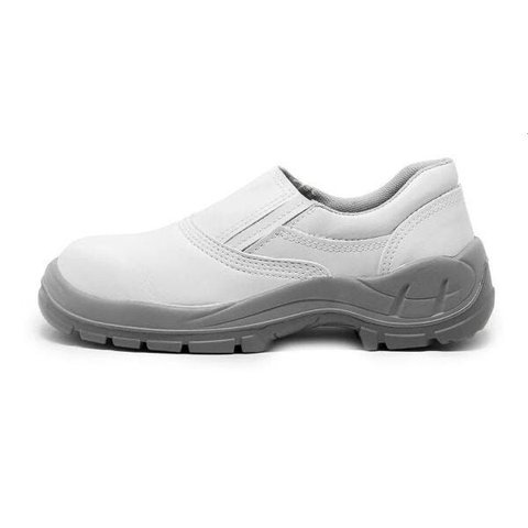 Sapato Elastico Pu Bidensidade Branco Bse Bico Plastico Bracol Ca 25686 - 41