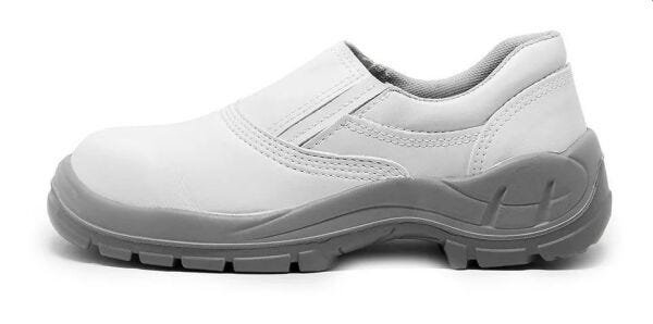 SAPATO ELASTICO PU BIDENSIDADE BRANCO BSE BICO PLASTICO BRACOL CA 25686 - 44