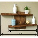 Ver imagem 2 de Prateleira Organizadora Multiuso Madeira Maciça