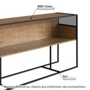 Ver imagem 2 de Aparador Industrial York com 1 Nicho - Vermont/Preto